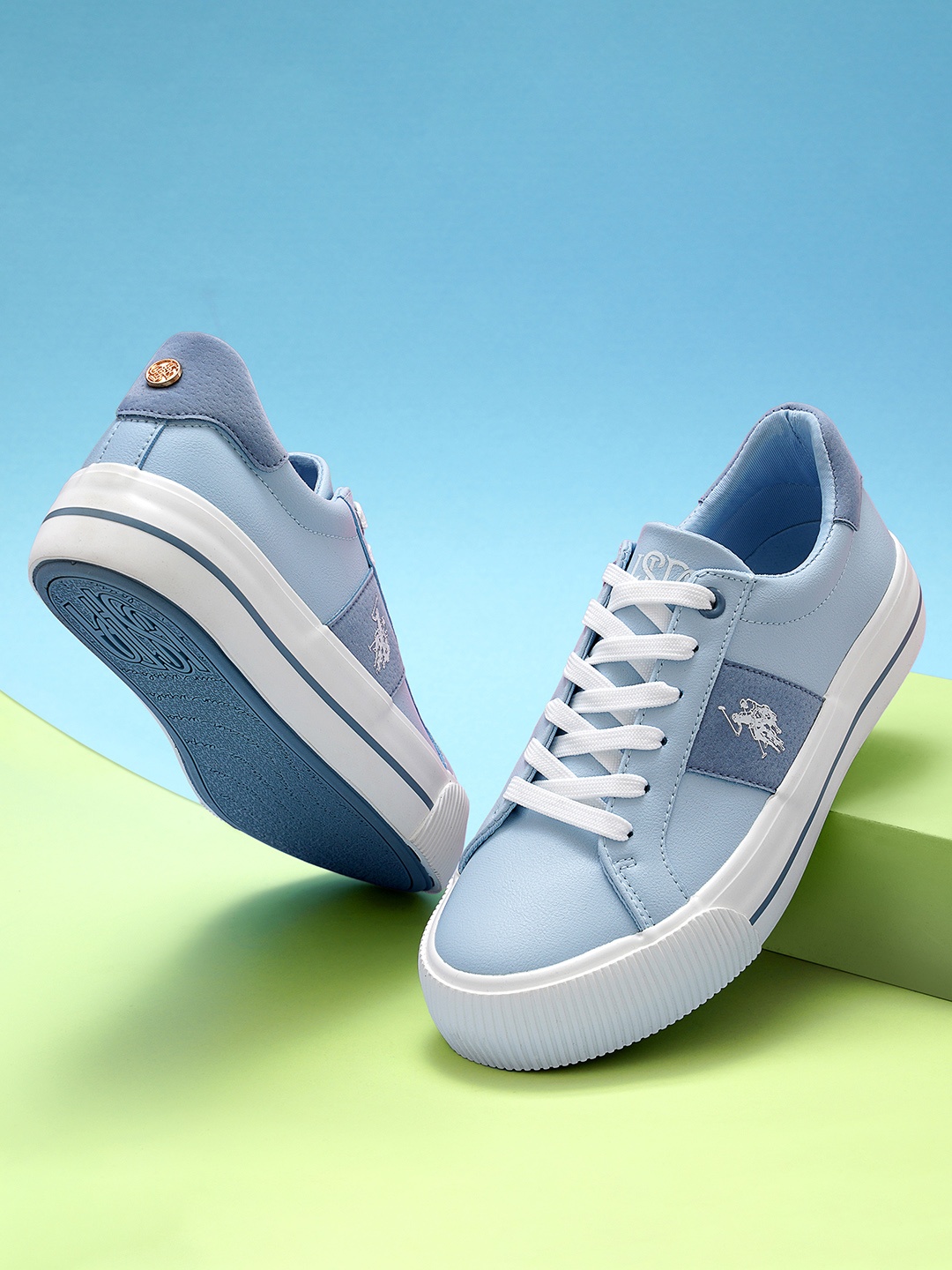 

U.S. Polo Assn. Women RONNIE Comfort Insole Sneakers, Blue