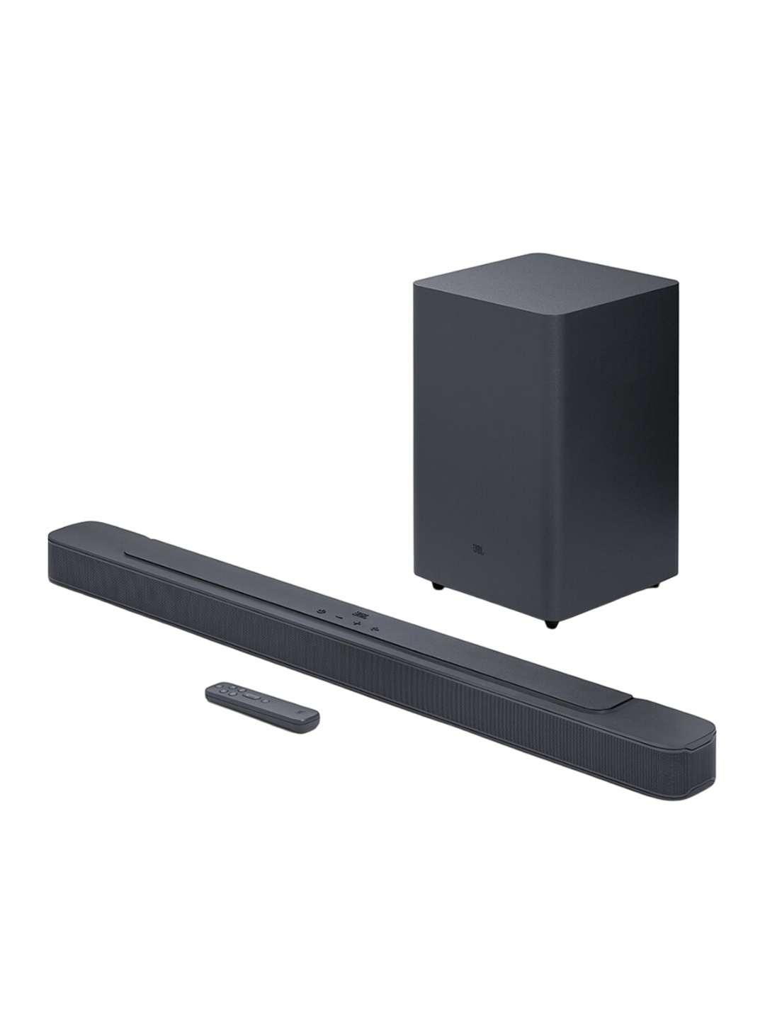 

JBL Bar 2.1 Deep Bass (MK2) Dolby Digital Wireless 6.5" Subwoofer HDMI 300 W BT Soundbar, Black