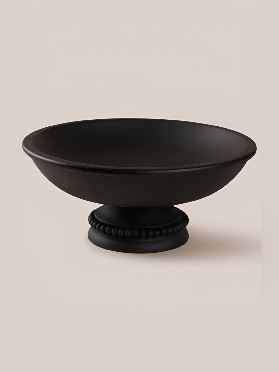 

Duadecor Black Wooden Serving Bowl