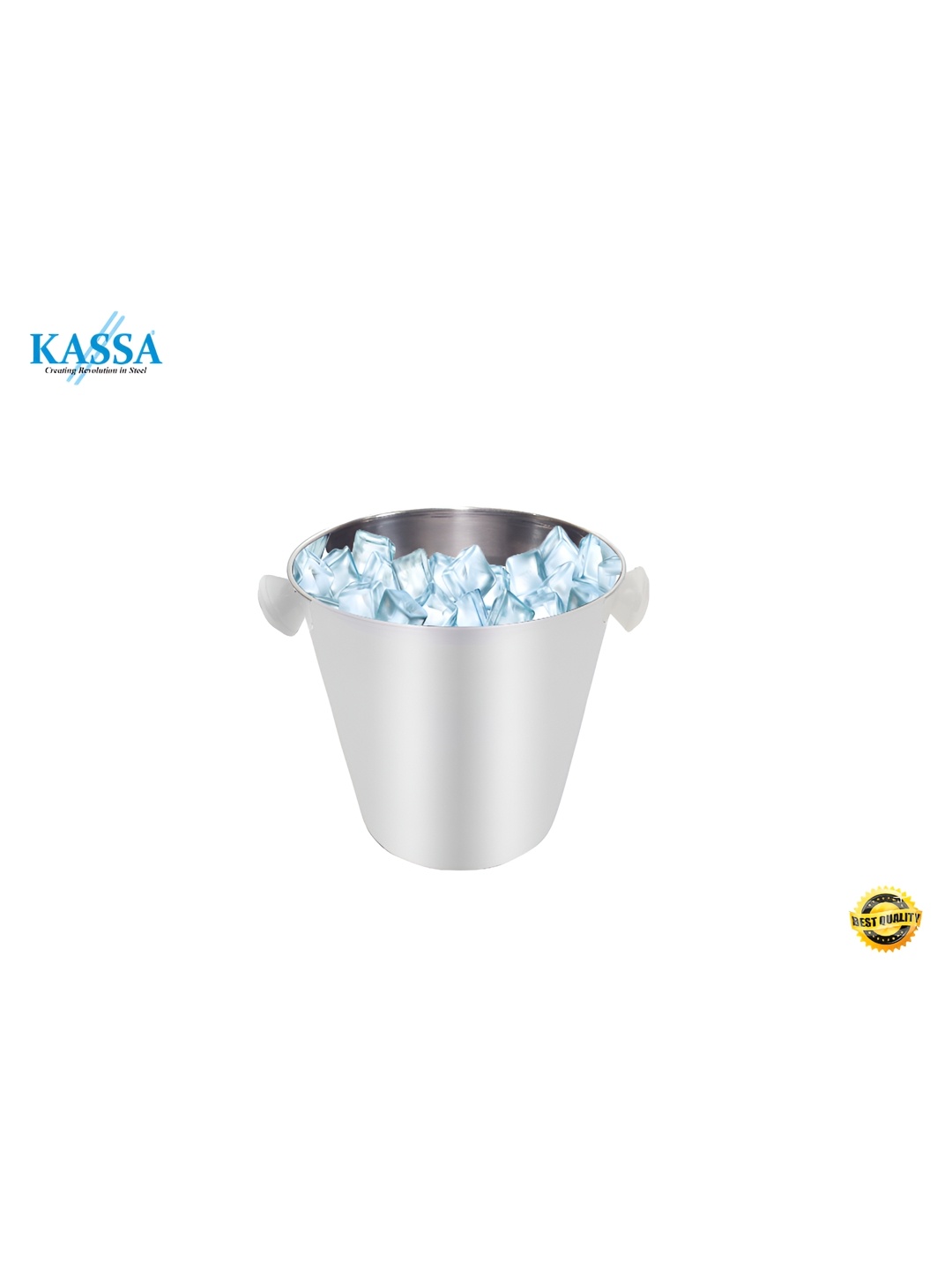 

KASSA Stainless Steel Dishwasher Safe Ice Bucket 200 ml