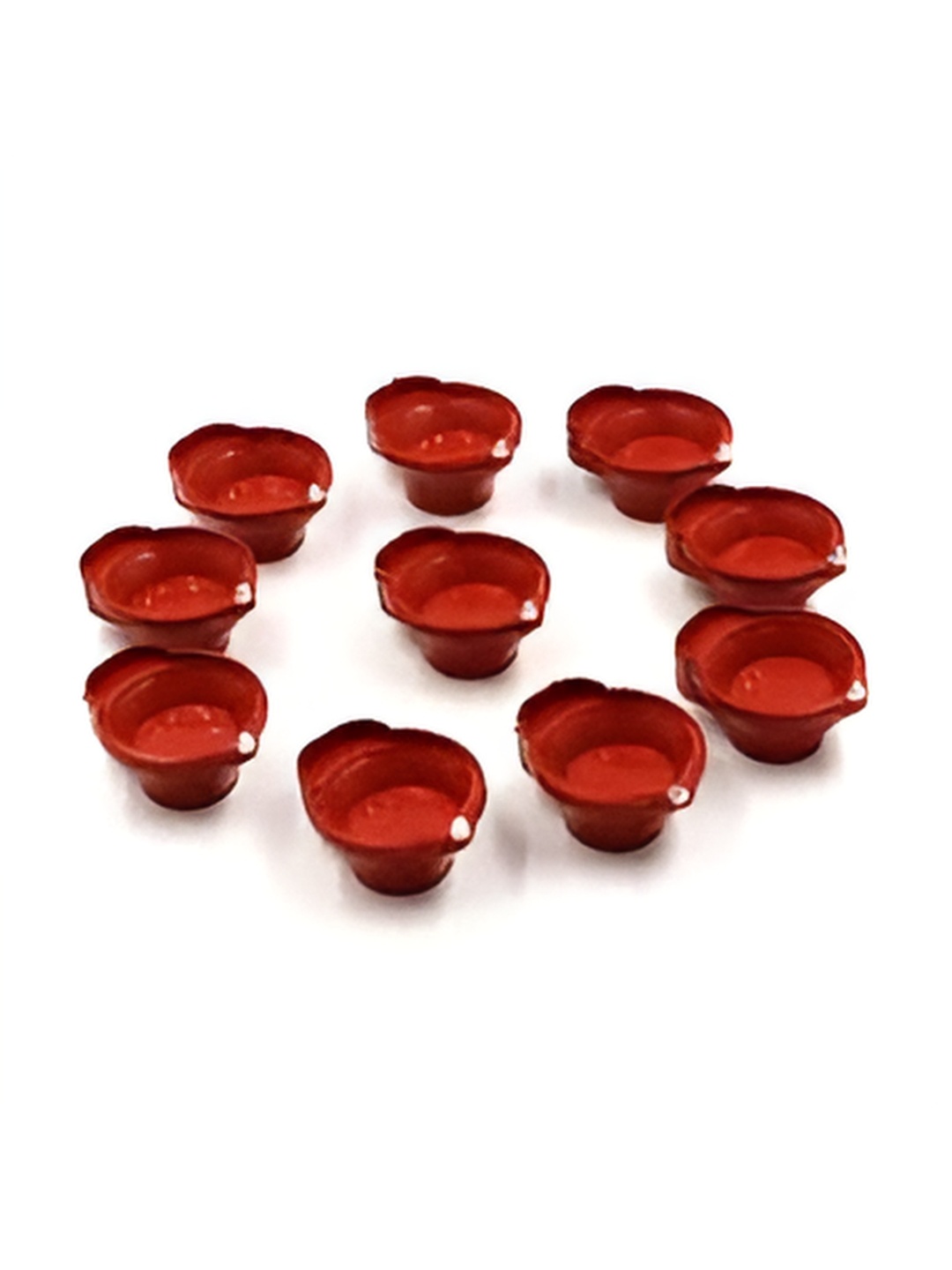 

KASSA Brown 60 Pieces Diyas Pooja Essentials