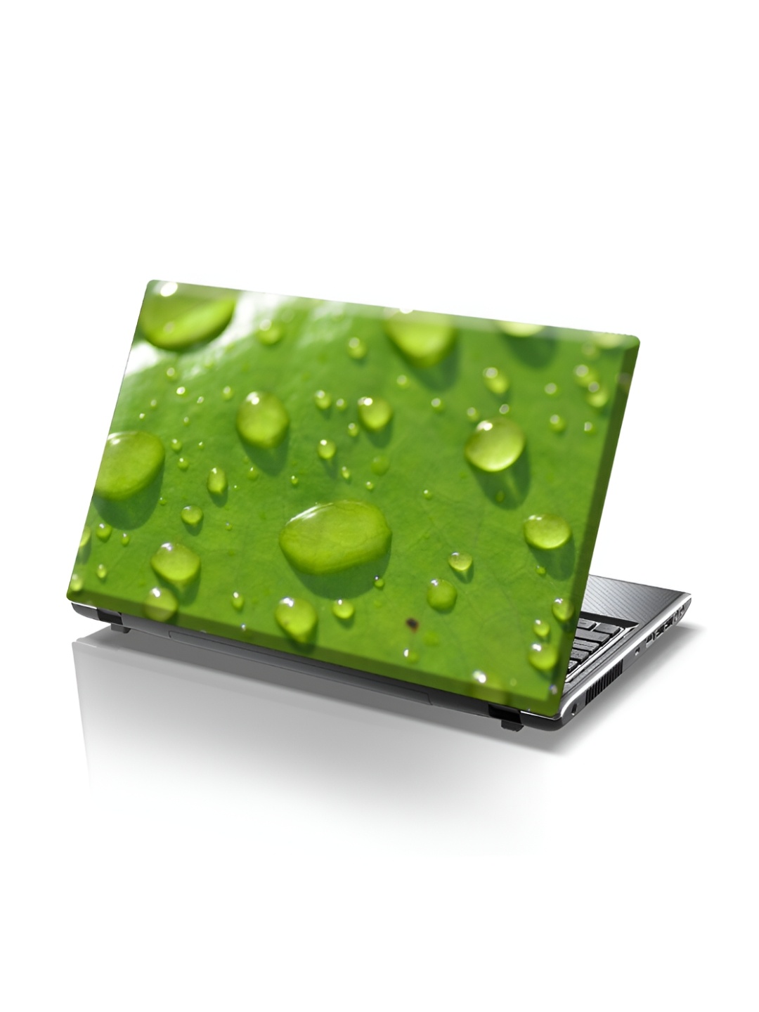 

CVANU Green Abstract Printed Self Adhesive Laptop Sticker