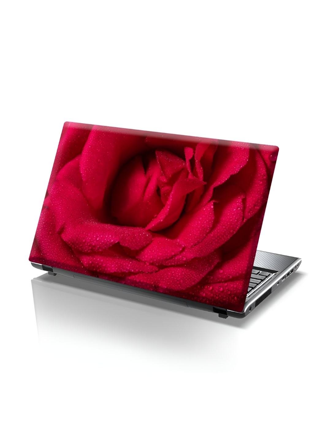 

CVANU Red Rose Printed Self Adhesive Laptop Sticker