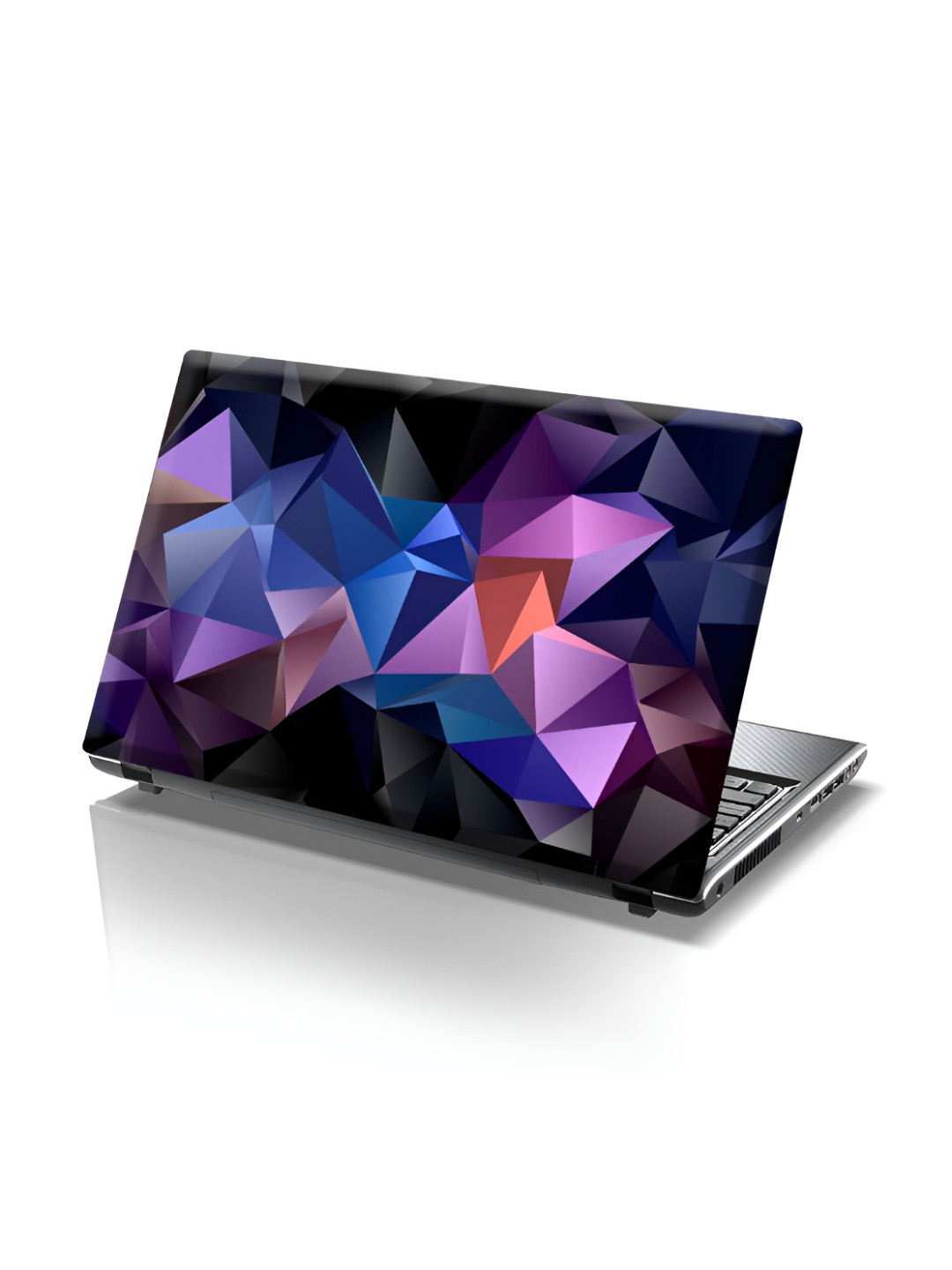

CVANU Blue & Purple Geometric Printed Self-Adhesive Laptop Sticker