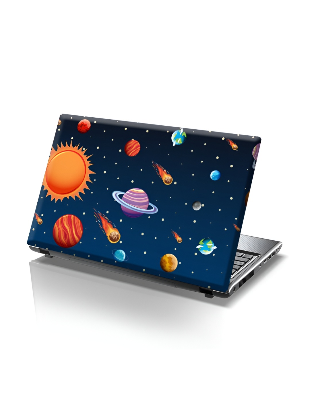 

CVANU Blue & Orange Solar System Self Adhesive Laptop Sticker