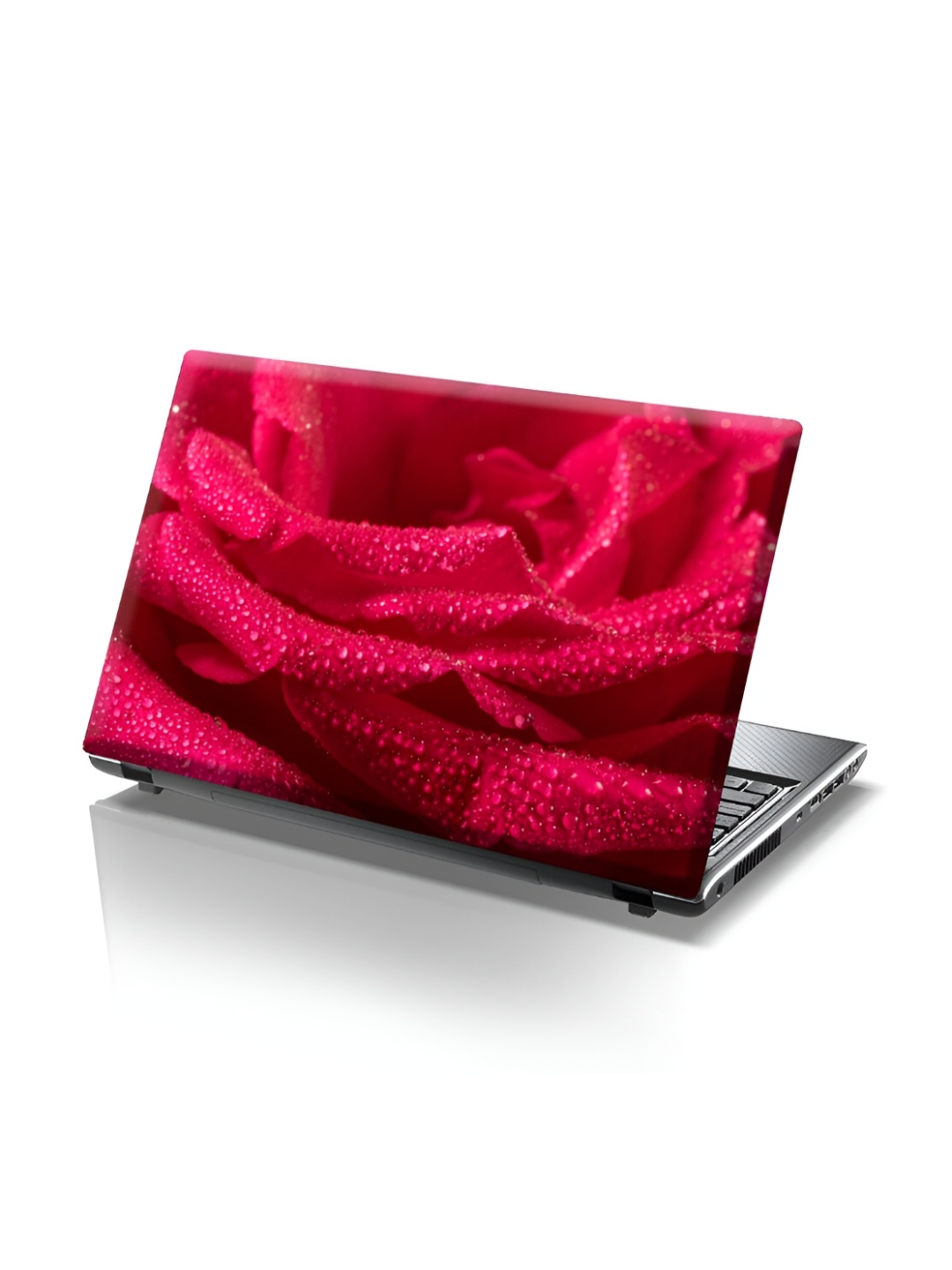 

CVANU Red Rose Printed Self Adhesive Laptop Sticker