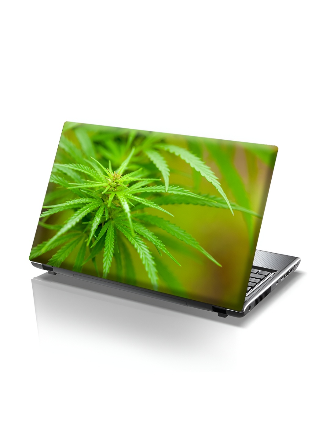 

CVANU Green Printed Self Adhesive Laptop Sticker