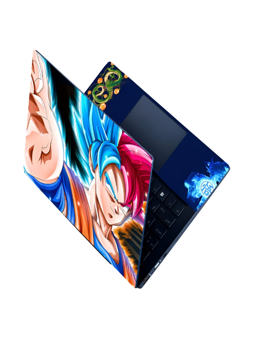 

CVANU Blue & Pink Anime Printed Self Adhesive Laptop Sticker
