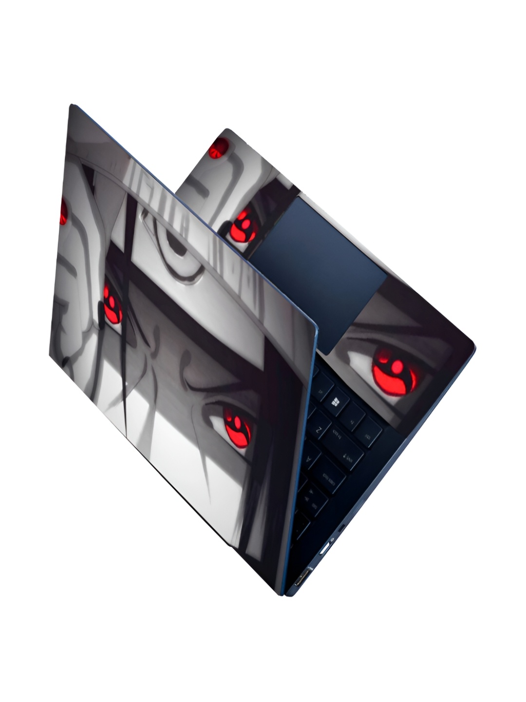 

CVANU Grey & Red Self Adhesive Laptop Sticker