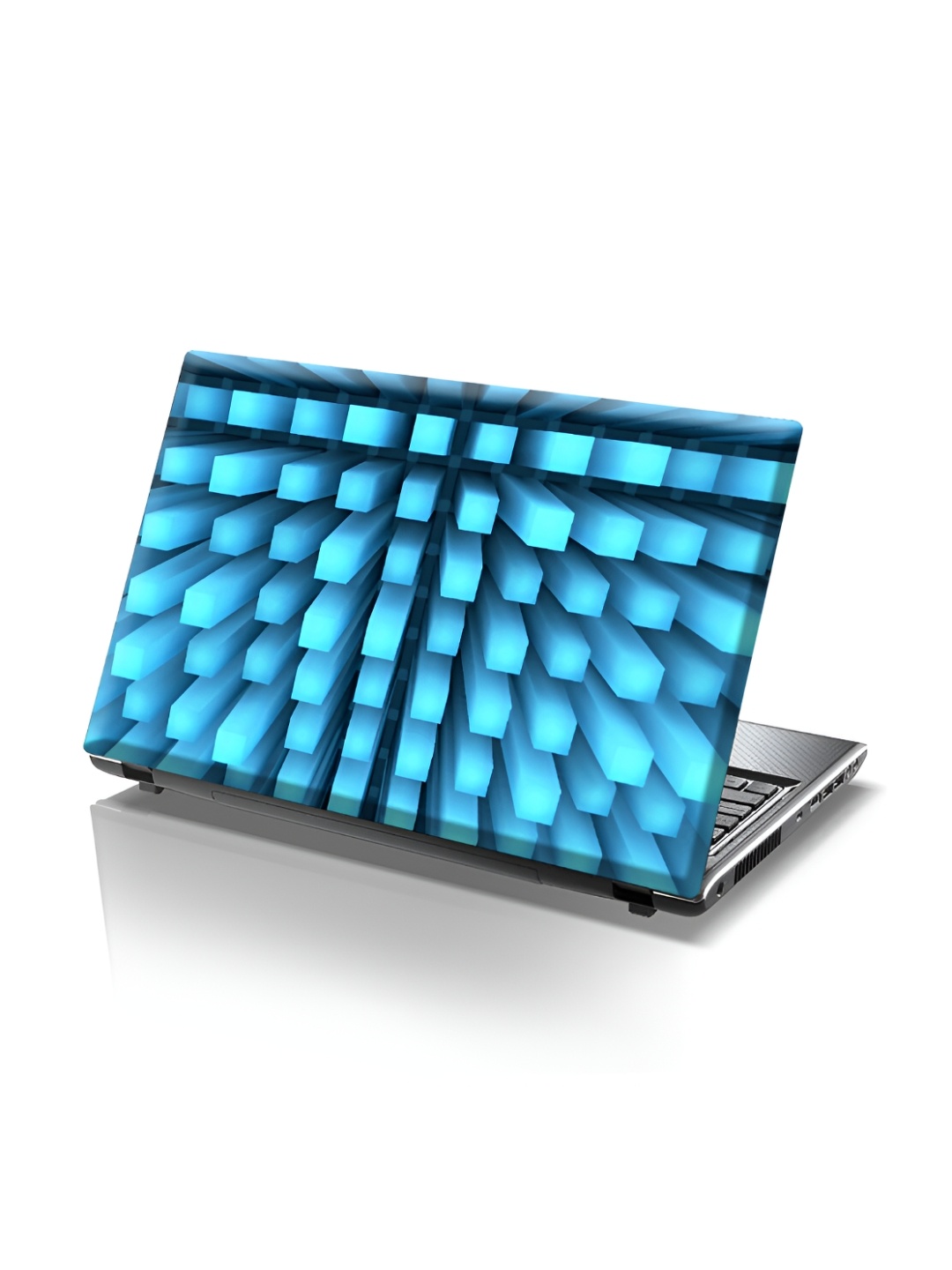 

CVANU Blue & Black Self Adhesive Laptop Sticker