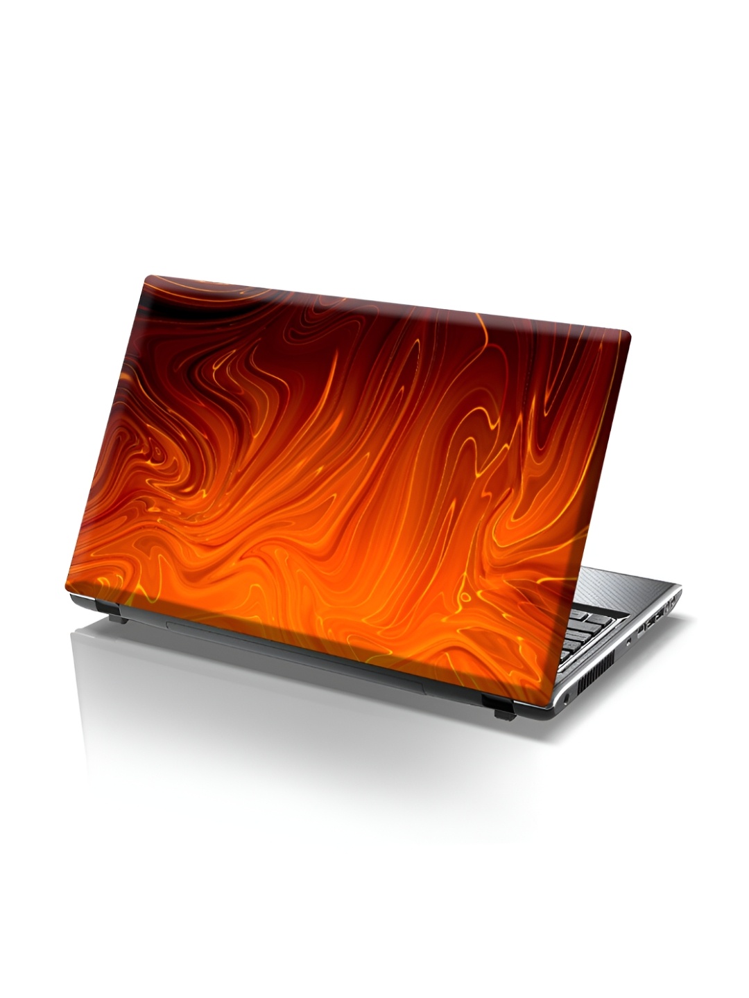 

CVANU Red & Black Self Adhesive Laptop Sticker