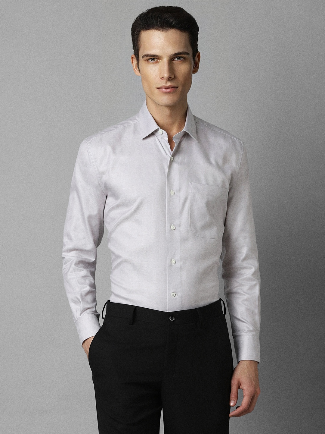 

Luxure by Louis Philippe Men White Formal Shirt