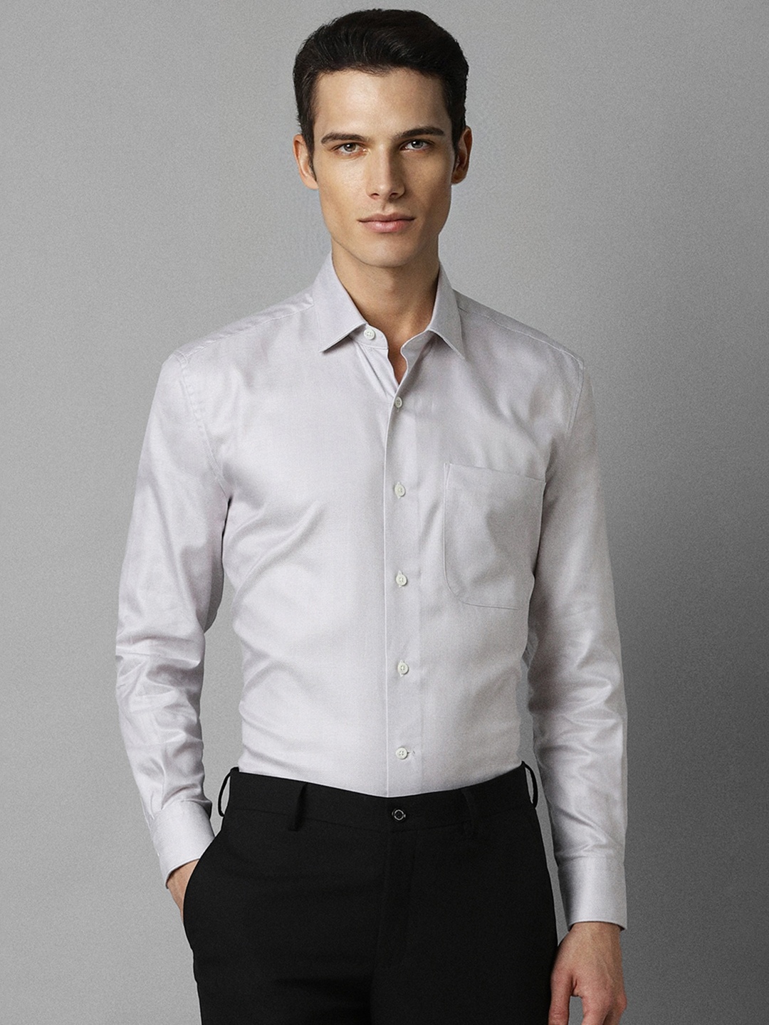 

Luxure by Louis Philippe Men White Formal Shirt