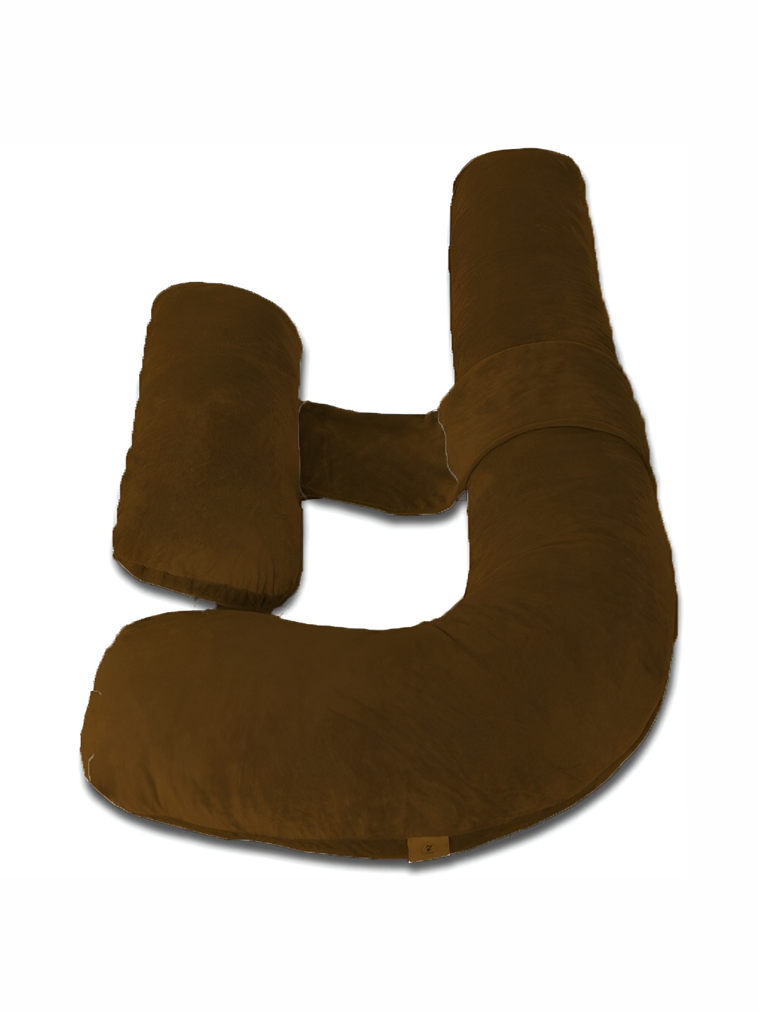 

DADDY COOL Brown Fibre Filled Faux Velvet Ultra Soft Maternity Pillow