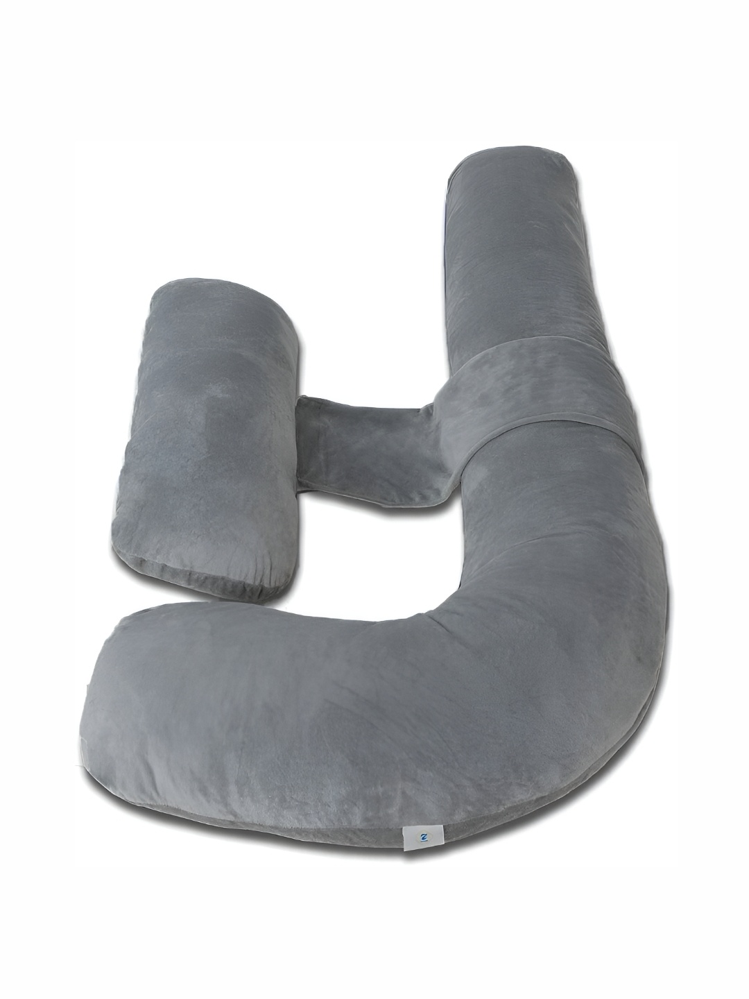 DADDY COOL Grey Fibre Filled Faux Velvet Ultra Soft Maternity Pillow