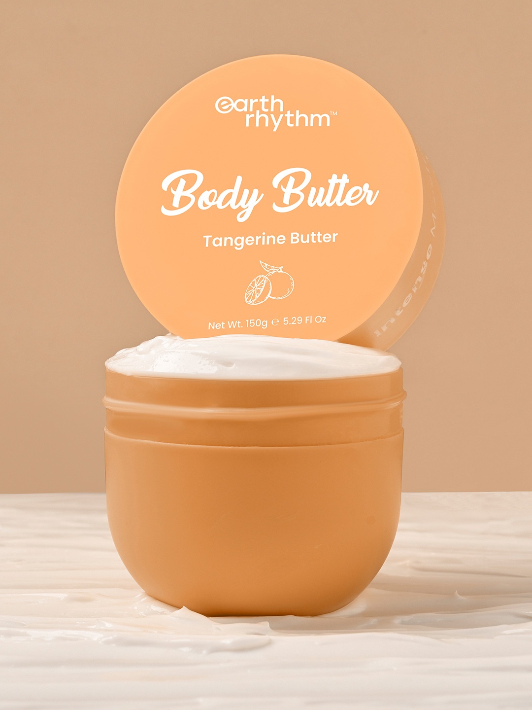 

Earth Rhythm Tangerine Body Butter - 150g, Orange