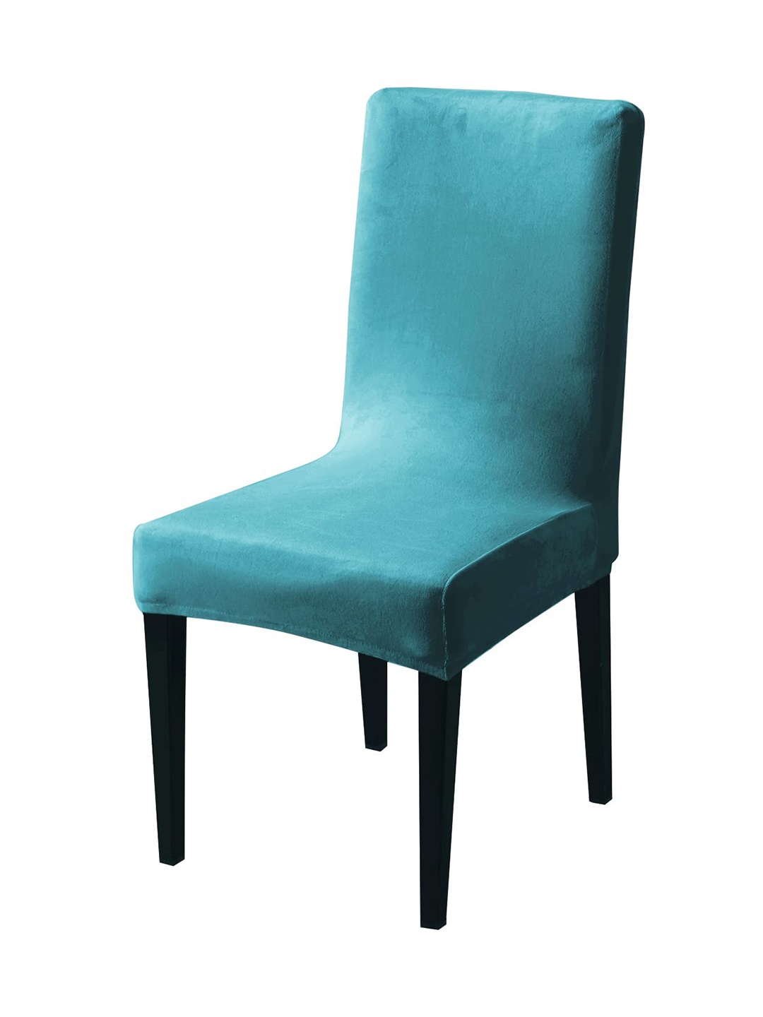 

HOKIPO Turquoise Blue 200 GSM Velvet Chair Cover