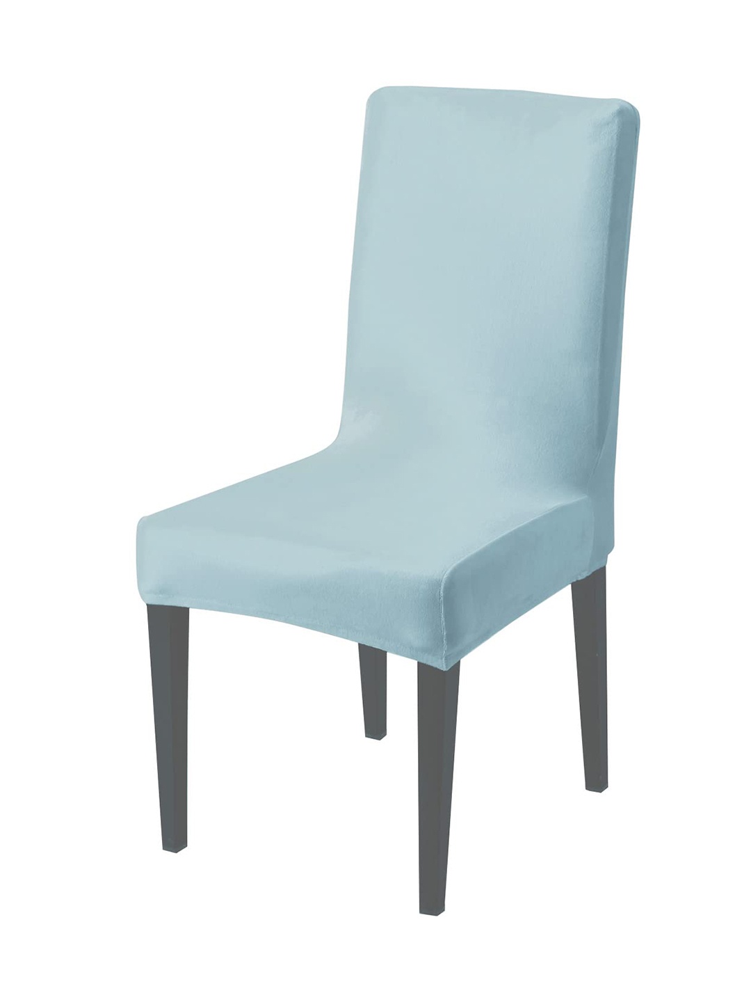 

HOKIPO Blue 200 GSM Velvet Chair Cover