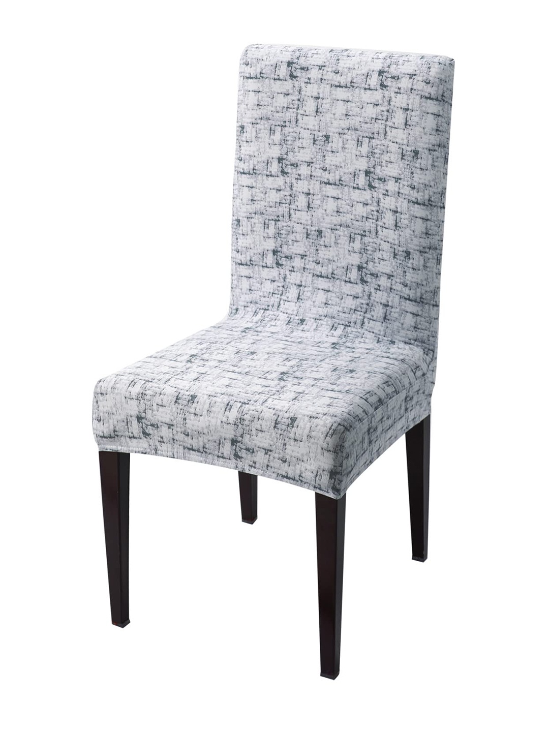 

HOKIPO Grey Printed Dining Chair Cover