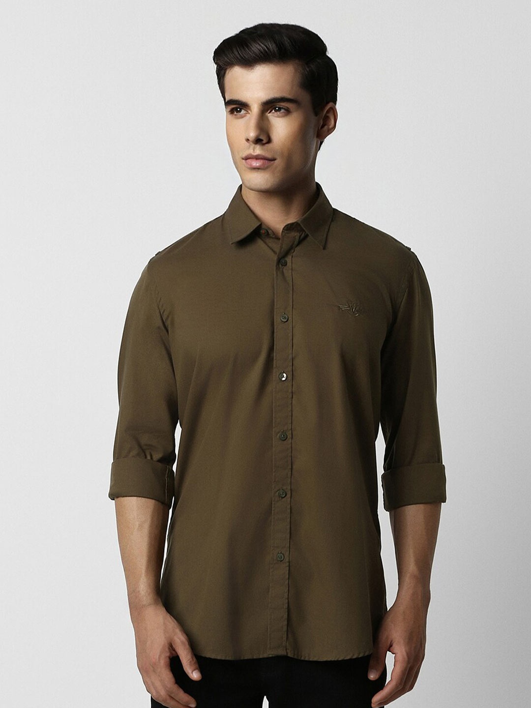 

Van Heusen Sport Slim Fit Casual Shirt, Olive