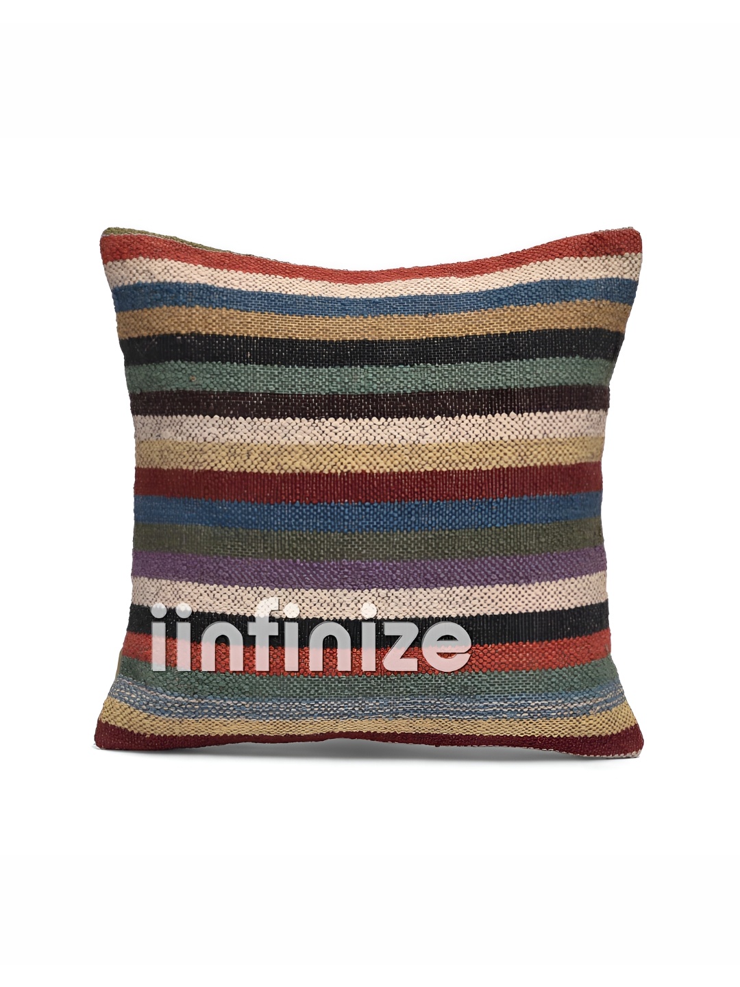 

iinfinize Blue and Cream Kilim Cushion Cover