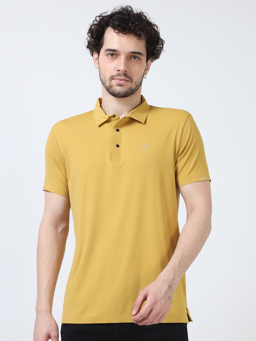 

Classic Polo Short Sleeves Polo Collar Slim Fit Cotton T-shirt, Mustard