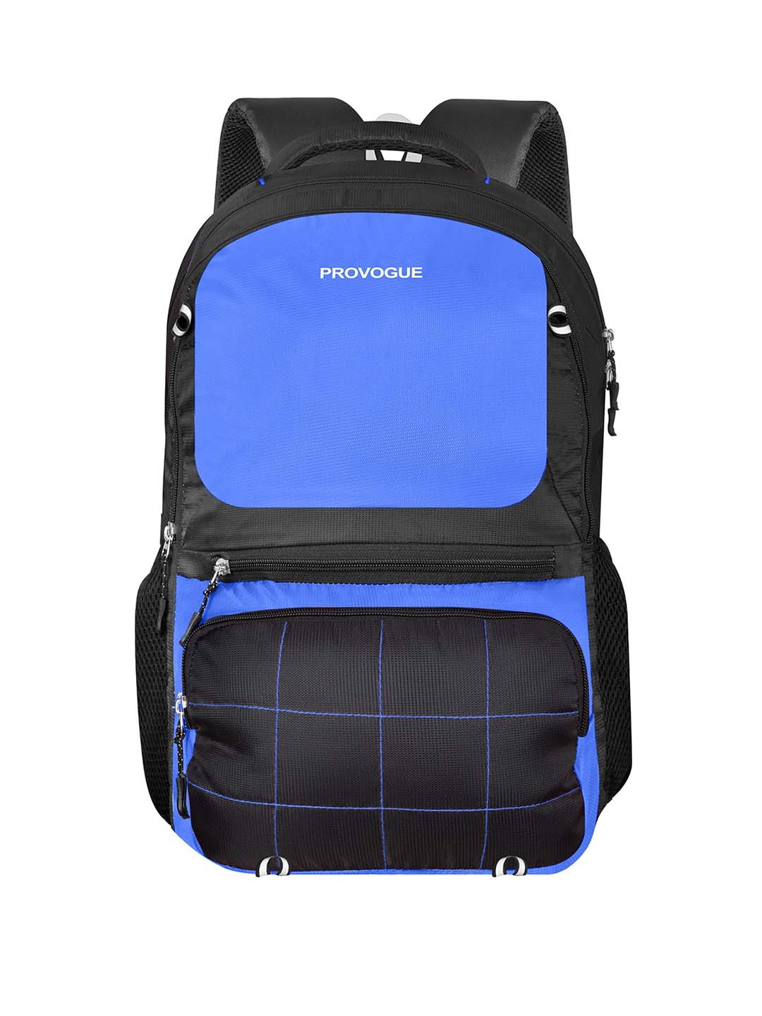 

Provogue Unisex Colourblocked Backpack with Anti-Theft Up to 18 inch, Black