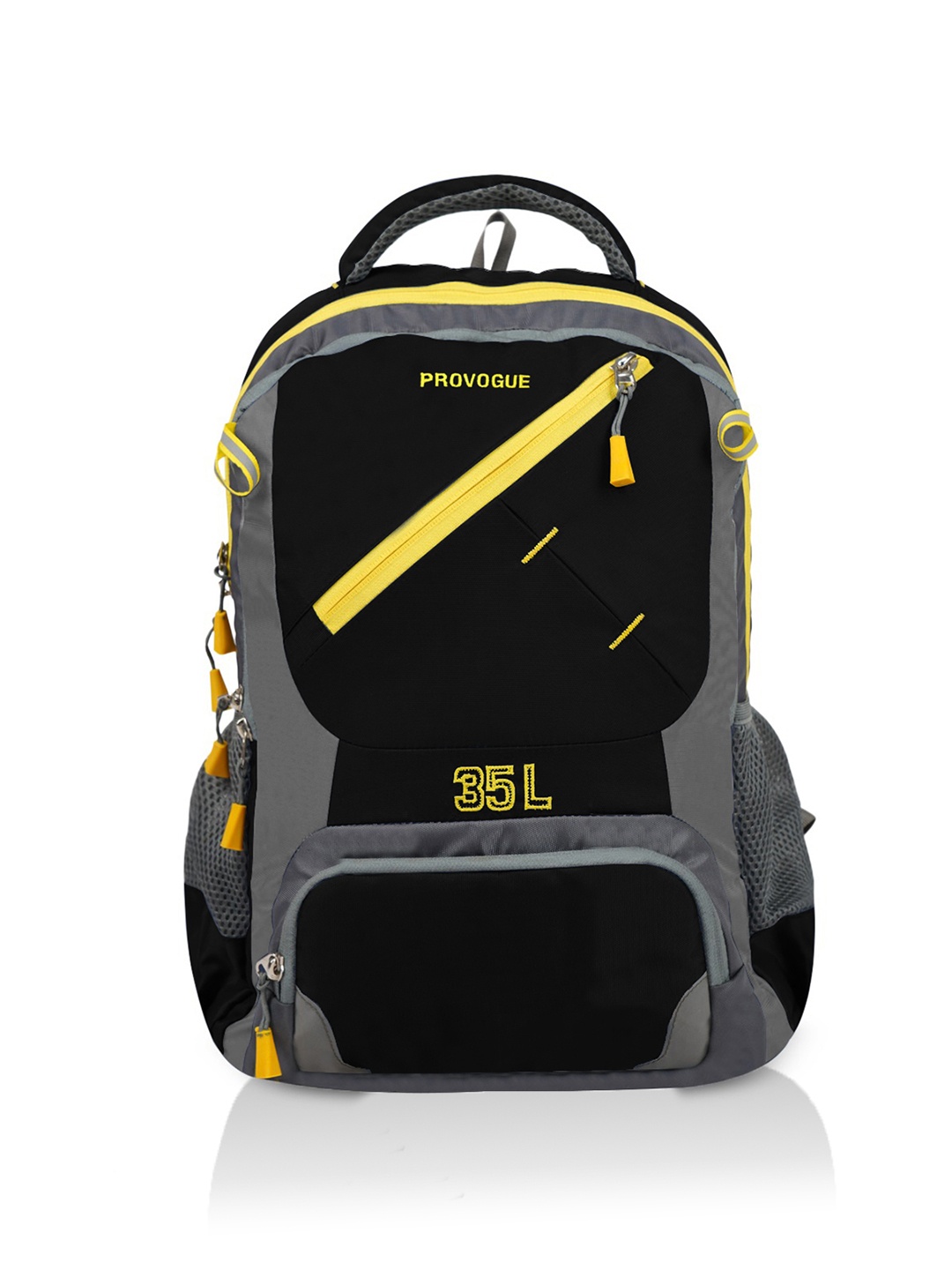 

Provogue Unisex Anti-Theft Backpack with Rain Cover, Black