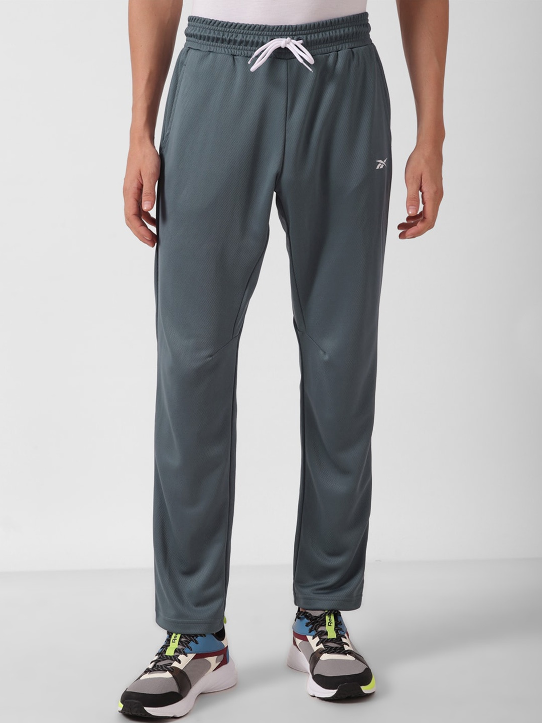 

Reebok Men Mid-Rise Track Pants, Blue
