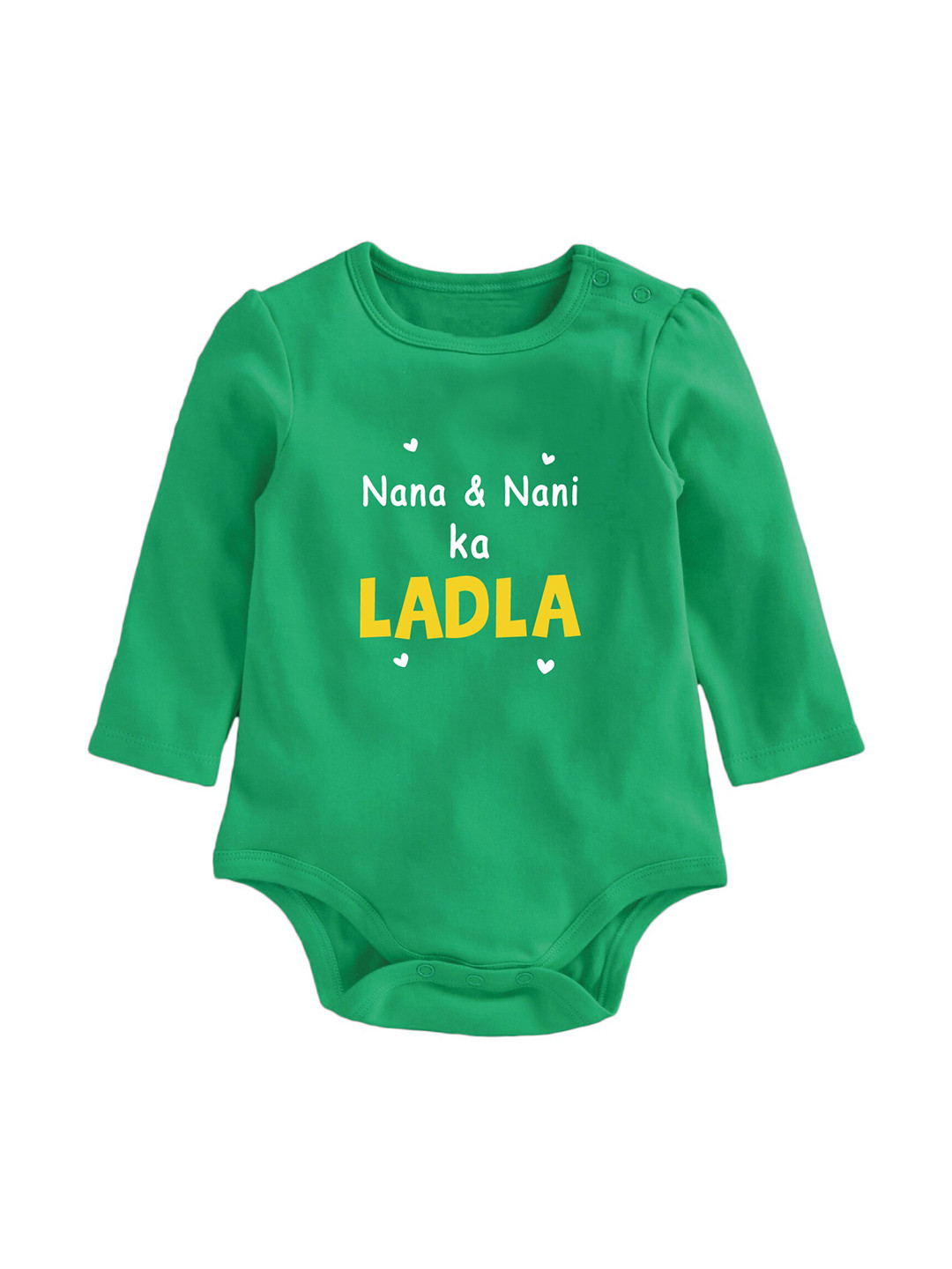 

Zeezeezoo Infant Printed Pure Cotton Bodysuit, Green