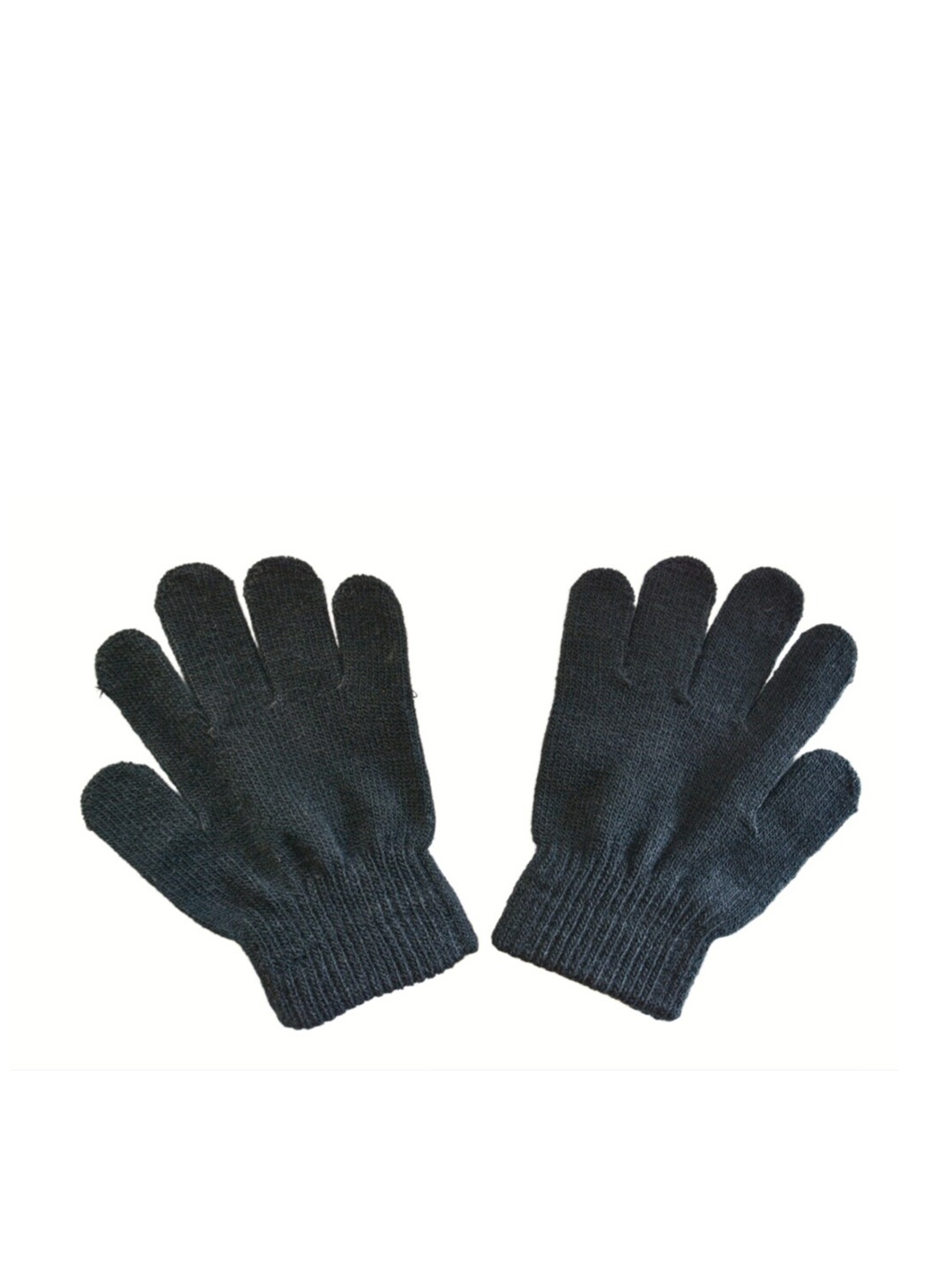 TIPY TIPY TAP Girls Full Finger Woolen Winter Gloves, Black
