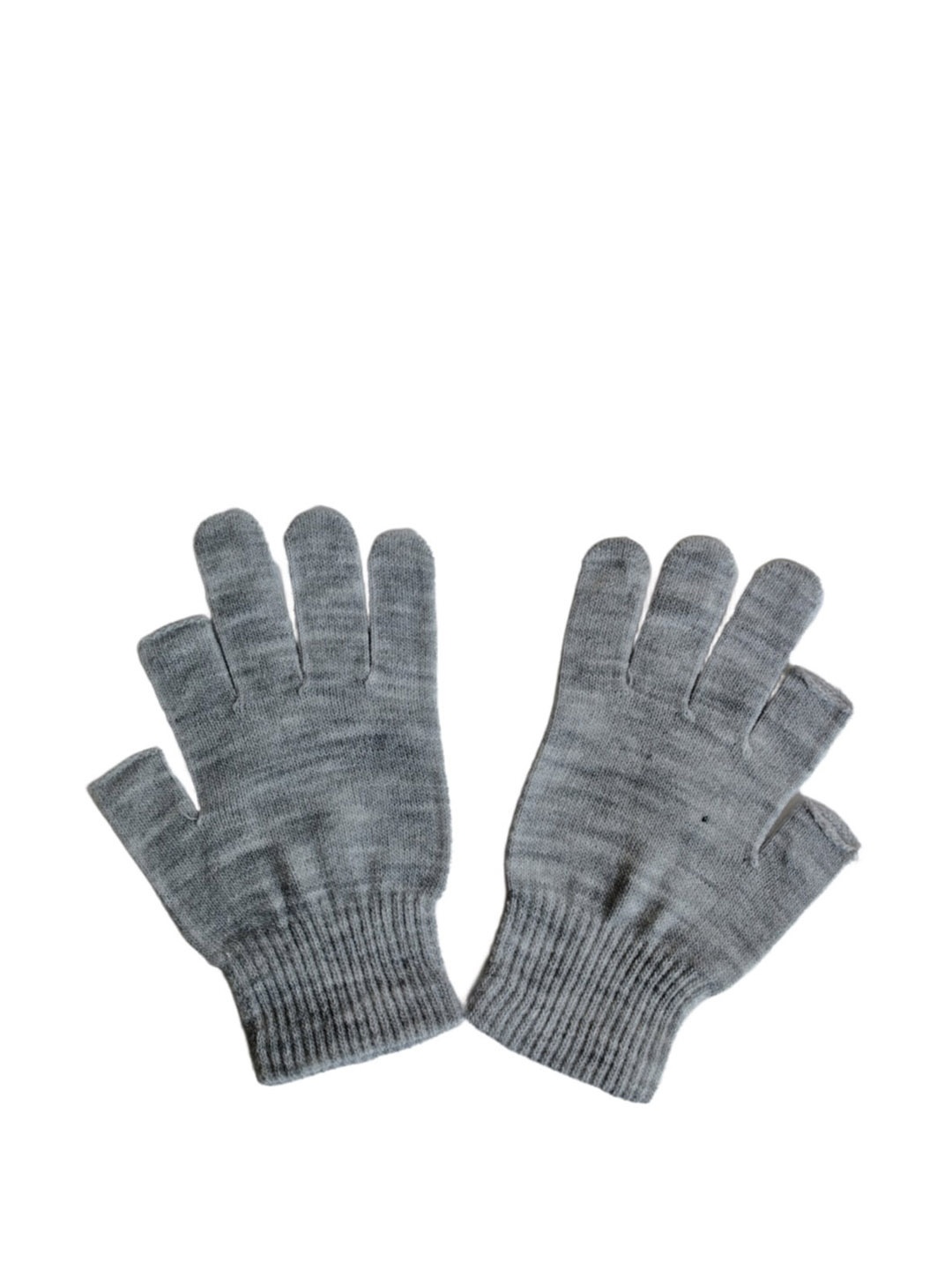 

TIPY TIPY TAP Girls Two Finger Cut Winter Gloves, Grey