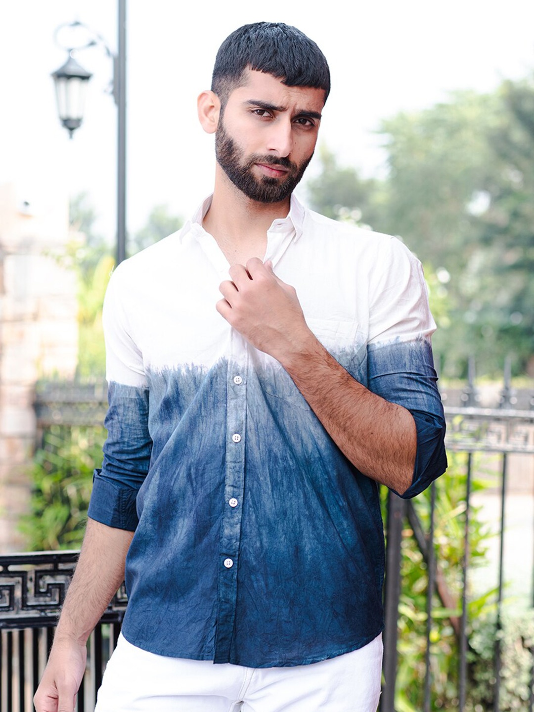 

Tistabene Dyed Classic Casual Shirt, Blue