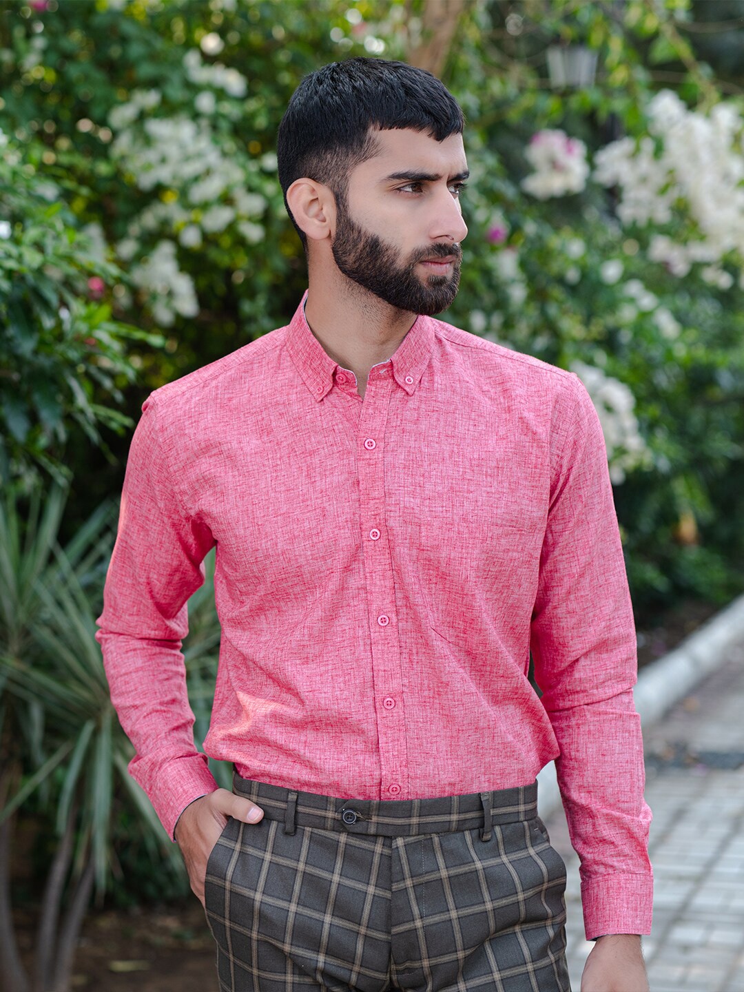 

Tistabene Cotton Classic Casual Shirt, Red