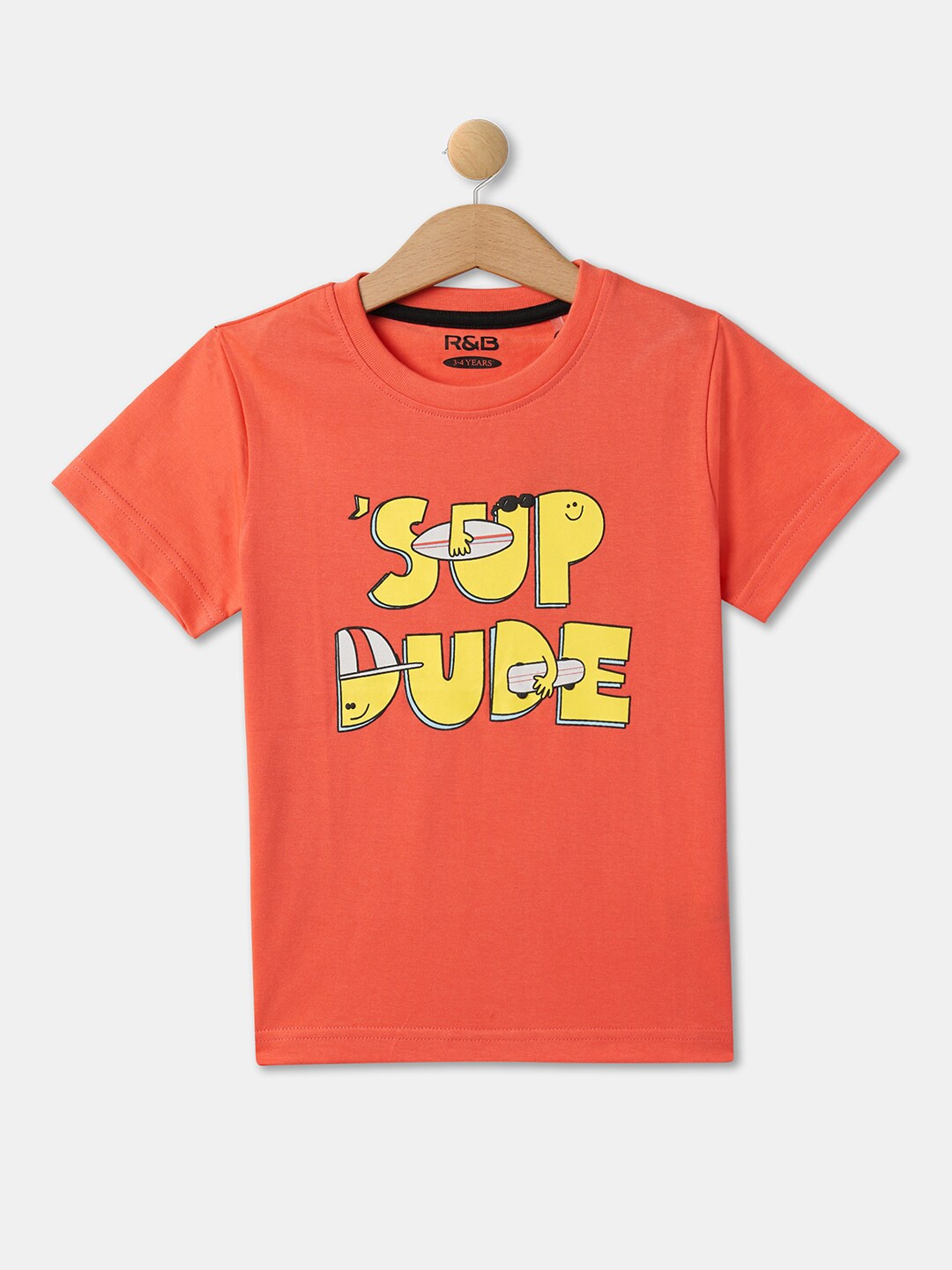 

R&B Boys Peach-Coloured T-shirt