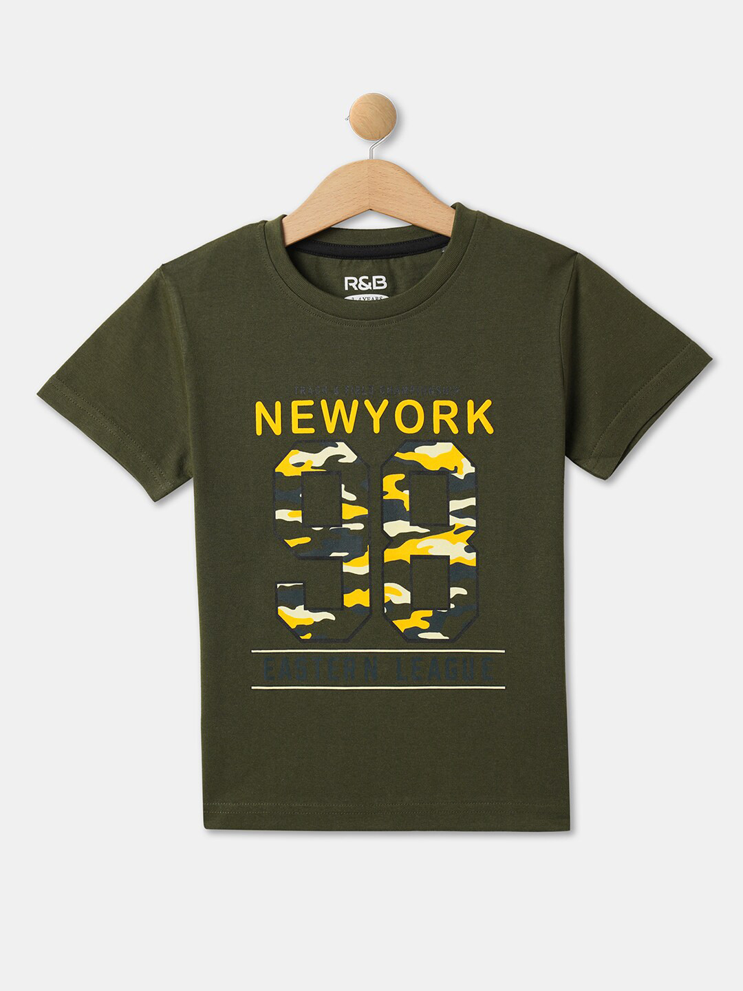 

R&B Boys Olive Green T-shirt