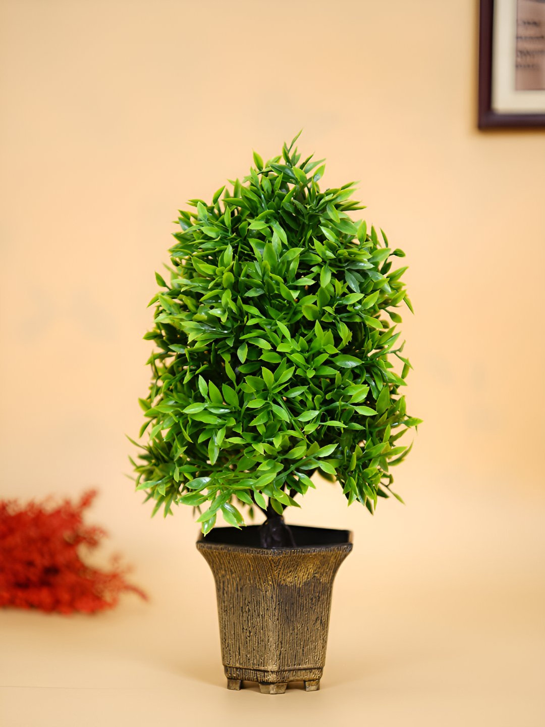 

Dekorly Green & Brown Eucalyptus Artificial Plant With Pot