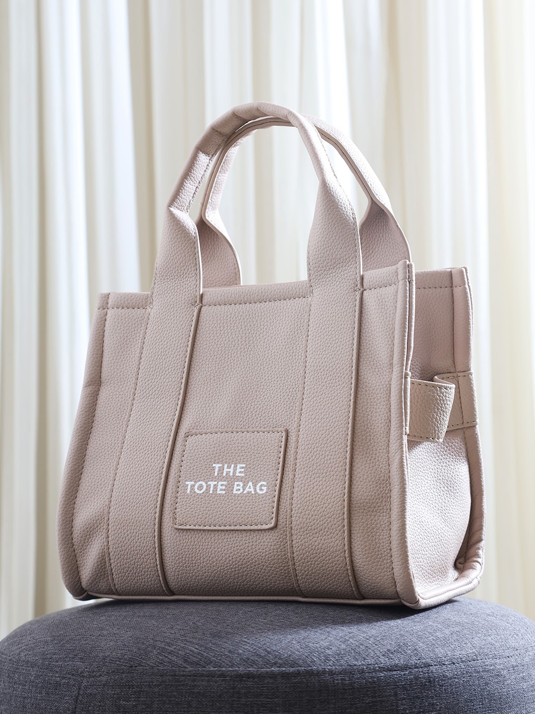 

Kazo PU Structured Handheld Bag, Beige