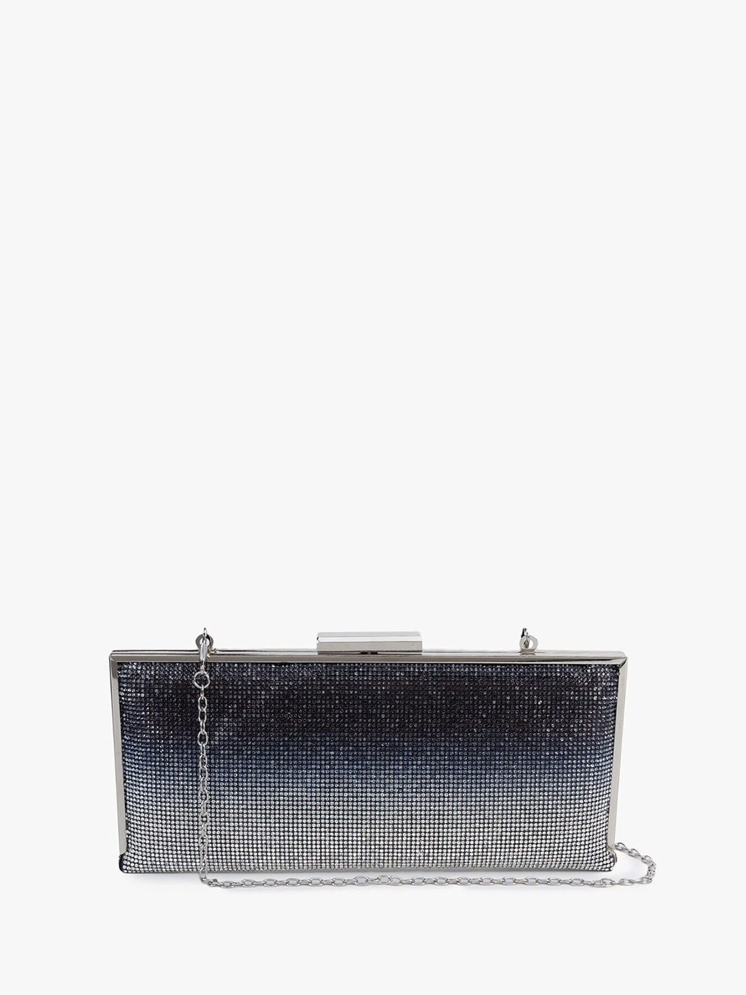 

Kazo Embellished Fabric Purse Clutch, Navy blue