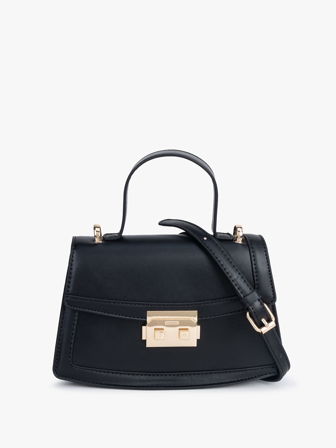 

Kazo Structured Handheld Bag, Black