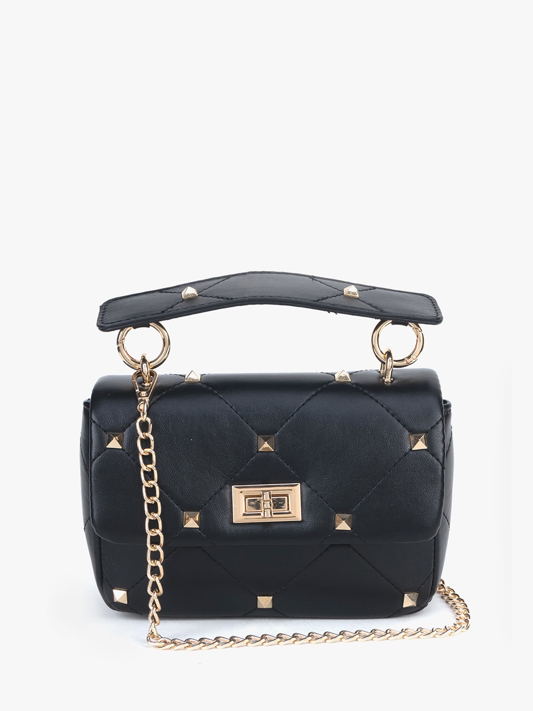 

Kazo Structured Handheld Bag, Black