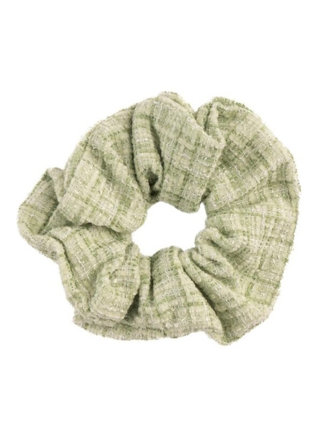 

Lulala Checked Texured Scrunchies, Green