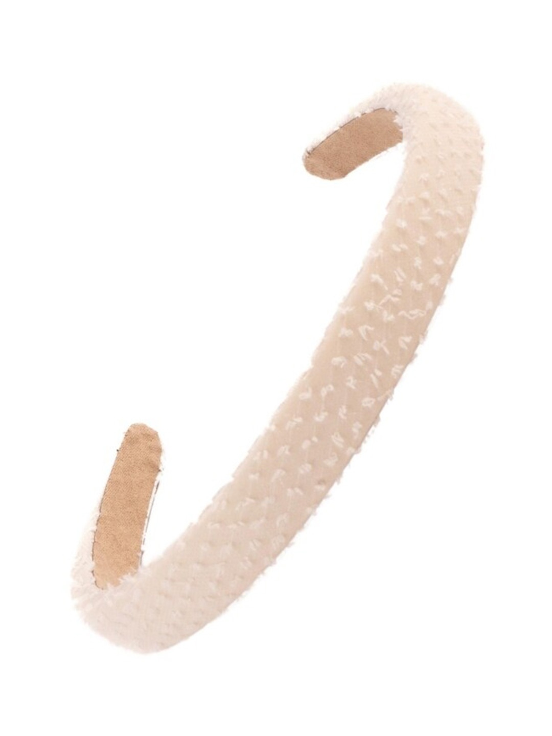 Lulala Embellished Fabric Hairband, White