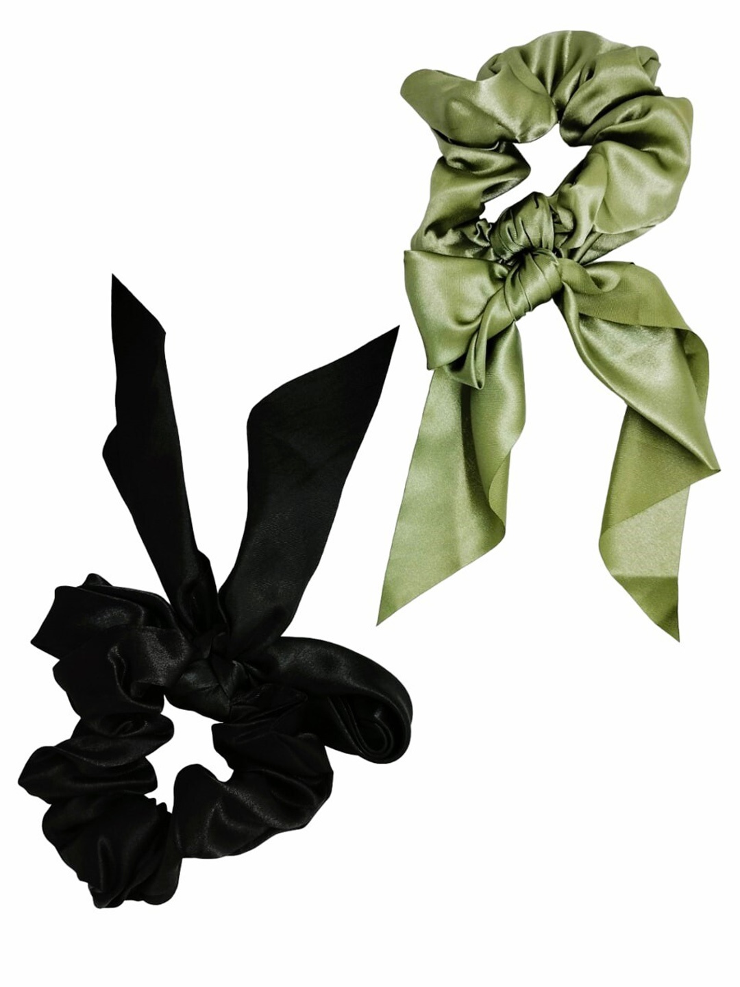 

FEMMIBELLA Set of 2 Ponytail Holders, Green