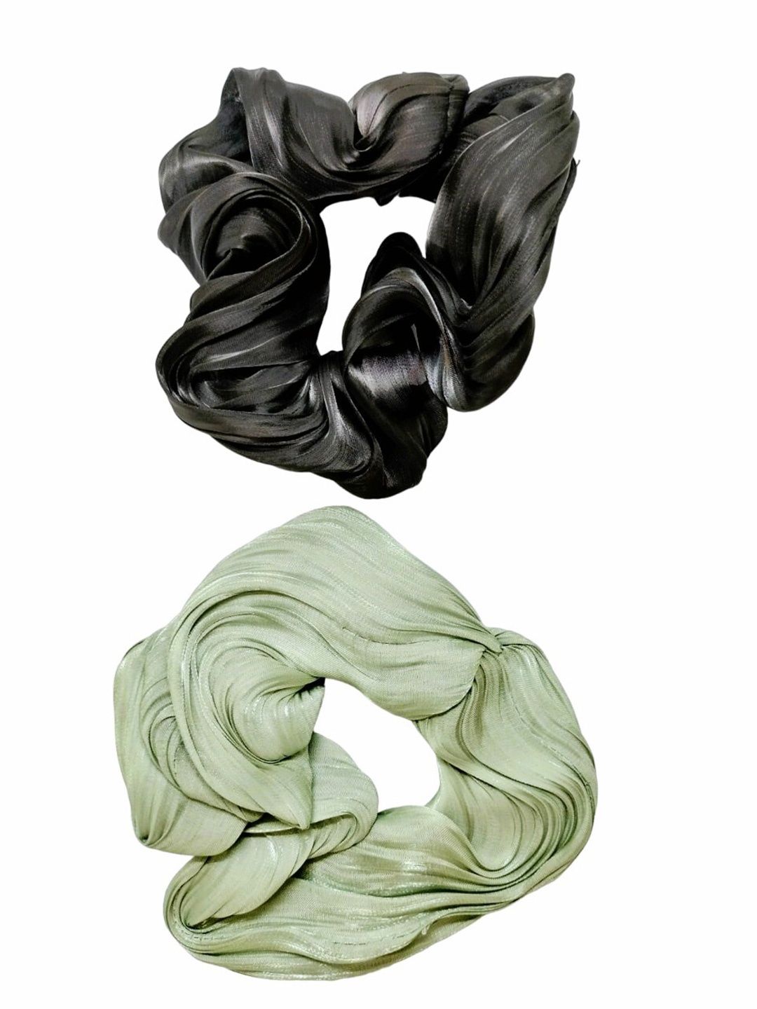 

FEMMIBELLA Set of 2 Ponytail Holders, Green