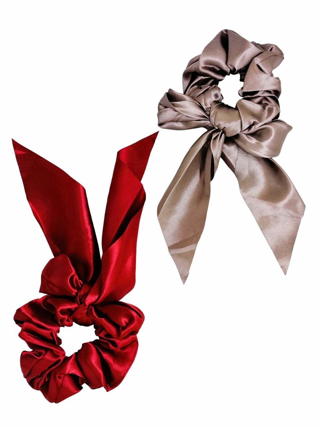 

FEMMIBELLA Set of 2 Ponytail Holders, Red