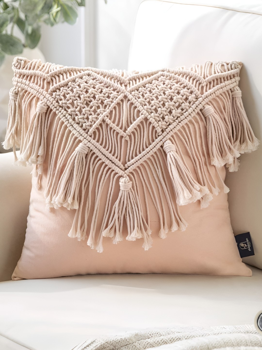 

Textile and Beyond Pink Square Cushion Covers