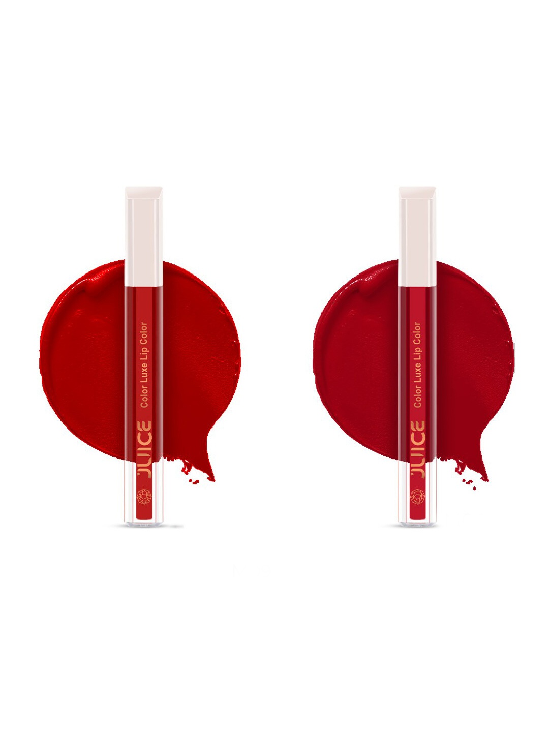 

JUICE Set Of 2 Color Luxe Long Lasting SPF 15 Liquid Lipstick 2.5ml - Shades M06 & M09, Red
