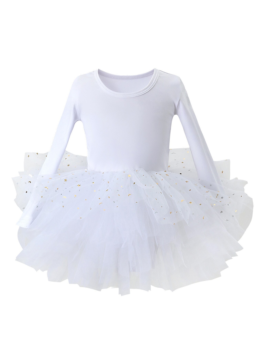 

StyleCast Girls White Embellished Fit & Flare Cotton Dress