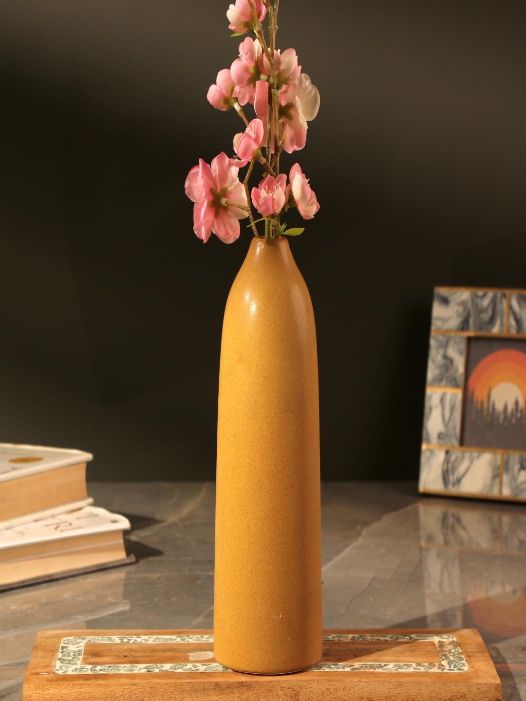 

The Decor Mart Brown Vertical Ceramic Vase